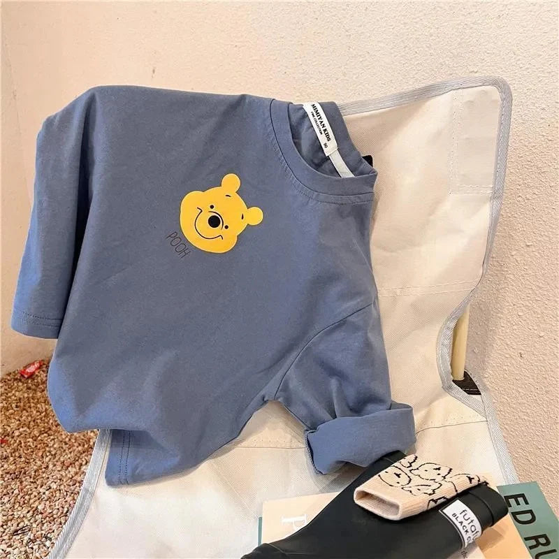 تيشيرت دب ازرق